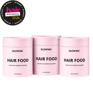 GLOWWA HAIR FOOD - Hair Vitamins, 3 Month Supply